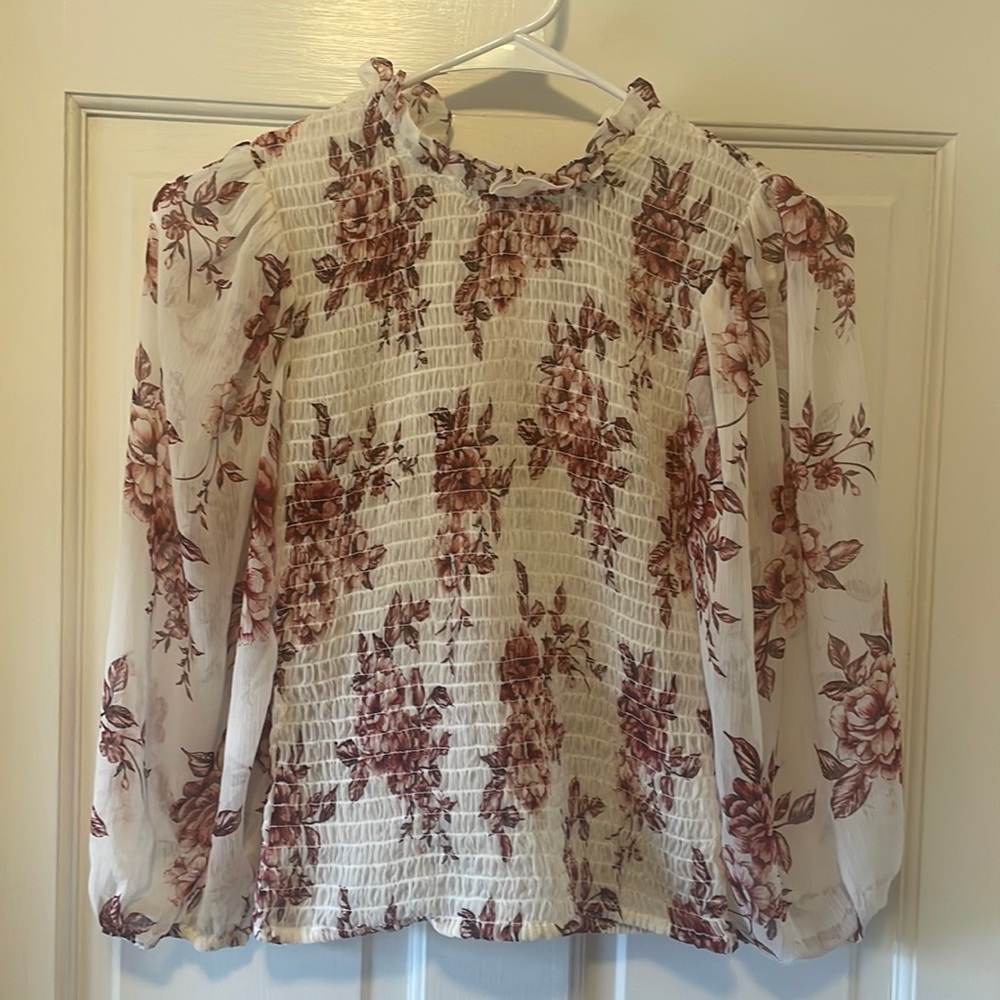 New Express Floral Shirt